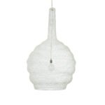 GLOBOSTAR® KENTUCKY 01886 Vintage Κρεμαστό Φωτιστικό Οροφής με Ντουί 1 x E27 AC 220-240V IP20 - Λευκό - Μ90 x Π90 x Υ150cm - Image 2