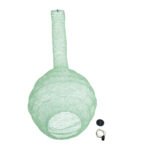 GLOBOSTAR® KENTUCKY 01888 Vintage Κρεμαστό Φωτιστικό Οροφής με Ντουί 1 x E27 AC 220-240V IP20 - Τιρκουάζ - Μ90 x Π90 x Υ150cm - Image 11