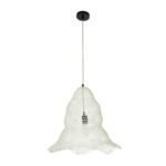 GLOBOSTAR® KENTUCKY 01889 Vintage Κρεμαστό Φωτιστικό Οροφής με Ντουί 1 x E27 AC 220-240V IP20 - Λευκό - Μ50 x Π50 x Υ48cm - Image 4