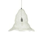 GLOBOSTAR® KENTUCKY 01889 Vintage Κρεμαστό Φωτιστικό Οροφής με Ντουί 1 x E27 AC 220-240V IP20 - Λευκό - Μ50 x Π50 x Υ48cm - Image 5