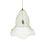 GLOBOSTAR® KENTUCKY 01889 Vintage Κρεμαστό Φωτιστικό Οροφής με Ντουί 1 x E27 AC 220-240V IP20 - Λευκό - Μ50 x Π50 x Υ48cm - Image 6