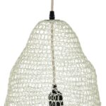 GLOBOSTAR® KENTUCKY 01889 Vintage Κρεμαστό Φωτιστικό Οροφής με Ντουί 1 x E27 AC 220-240V IP20 - Λευκό - Μ50 x Π50 x Υ48cm - Image 7