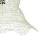 GLOBOSTAR® KENTUCKY 01889 Vintage Κρεμαστό Φωτιστικό Οροφής με Ντουί 1 x E27 AC 220-240V IP20 - Λευκό - Μ50 x Π50 x Υ48cm - Image 8