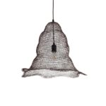 GLOBOSTAR® KENTUCKY 01890 Vintage Κρεμαστό Φωτιστικό Οροφής με Ντουί 1 x E27 AC 220-240V IP20 - Καφέ - Μ50 x Π50 x Υ48cm