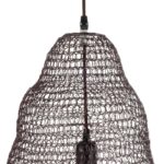 GLOBOSTAR® KENTUCKY 01890 Vintage Κρεμαστό Φωτιστικό Οροφής με Ντουί 1 x E27 AC 220-240V IP20 - Καφέ - Μ50 x Π50 x Υ48cm - Image 8