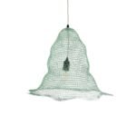 GLOBOSTAR® KENTUCKY 01891 Vintage Κρεμαστό Φωτιστικό Οροφής με Ντουί 1 x E27 AC 220-240V IP20 - Τιρκουάζ - Μ50 x Π50 x Υ48cm