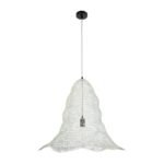 GLOBOSTAR® KENTUCKY 01892 Vintage Κρεμαστό Φωτιστικό Οροφής με Ντουί 1 x E27 AC 220-240V IP20 - Λευκό - Μ60 x Π60 x Υ52cm - Image 4