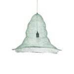 GLOBOSTAR® KENTUCKY 01894 Vintage Κρεμαστό Φωτιστικό Οροφής με Ντουί 1 x E27 AC 220-240V IP20 - Τιρκουάζ - Μ60 x Π60 x Υ52cm