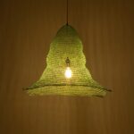 GLOBOSTAR® KENTUCKY 01894 Vintage Κρεμαστό Φωτιστικό Οροφής με Ντουί 1 x E27 AC 220-240V IP20 - Τιρκουάζ - Μ60 x Π60 x Υ52cm - Image 3