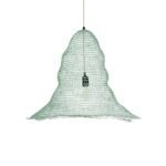 GLOBOSTAR® KENTUCKY 01894 Vintage Κρεμαστό Φωτιστικό Οροφής με Ντουί 1 x E27 AC 220-240V IP20 - Τιρκουάζ - Μ60 x Π60 x Υ52cm - Image 5