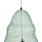 GLOBOSTAR® KENTUCKY 01894 Vintage Κρεμαστό Φωτιστικό Οροφής με Ντουί 1 x E27 AC 220-240V IP20 - Τιρκουάζ - Μ60 x Π60 x Υ52cm - Image 8