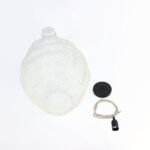 GLOBOSTAR® KENTUCKY 01898 Vintage Κρεμαστό Φωτιστικό Οροφής με Ντουί 1 x E27 AC 220-240V IP20 - Λευκό - Μ40 x Π40 x Y60cm - Image 10