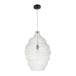 GLOBOSTAR® KENTUCKY 01898 Vintage Κρεμαστό Φωτιστικό Οροφής με Ντουί 1 x E27 AC 220-240V IP20 - Λευκό - Μ40 x Π40 x Y60cm - Image 4