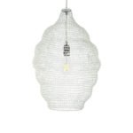 GLOBOSTAR® KENTUCKY 01898 Vintage Κρεμαστό Φωτιστικό Οροφής με Ντουί 1 x E27 AC 220-240V IP20 - Λευκό - Μ40 x Π40 x Y60cm - Image 5