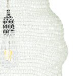 GLOBOSTAR® KENTUCKY 01898 Vintage Κρεμαστό Φωτιστικό Οροφής με Ντουί 1 x E27 AC 220-240V IP20 - Λευκό - Μ40 x Π40 x Y60cm - Image 8