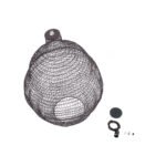 GLOBOSTAR® KENTUCKY 01899 Vintage Κρεμαστό Φωτιστικό Οροφής με Ντουί 1 x E27 AC 220-240V IP20 - Καφέ - Μ40 x Π40 x Y60cm - Image 10