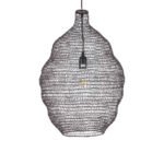 GLOBOSTAR® KENTUCKY 01899 Vintage Κρεμαστό Φωτιστικό Οροφής με Ντουί 1 x E27 AC 220-240V IP20 - Καφέ - Μ40 x Π40 x Y60cm - Image 5