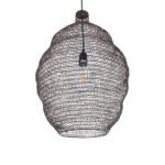 GLOBOSTAR® KENTUCKY 01899 Vintage Κρεμαστό Φωτιστικό Οροφής με Ντουί 1 x E27 AC 220-240V IP20 - Καφέ - Μ40 x Π40 x Y60cm - Image 6