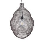 GLOBOSTAR® KENTUCKY 01899 Vintage Κρεμαστό Φωτιστικό Οροφής με Ντουί 1 x E27 AC 220-240V IP20 - Καφέ - Μ40 x Π40 x Y60cm - Image 7