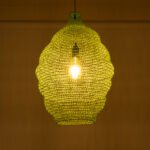 GLOBOSTAR® KENTUCKY 01900 Vintage Κρεμαστό Φωτιστικό Οροφής με Ντουί 1 x E27 AC 220-240V IP20 - Τιρκουάζ - Μ40 x Π40 x Y60cm - Image 3