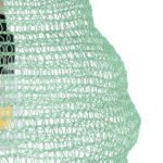 GLOBOSTAR® KENTUCKY 01900 Vintage Κρεμαστό Φωτιστικό Οροφής με Ντουί 1 x E27 AC 220-240V IP20 - Τιρκουάζ - Μ40 x Π40 x Y60cm - Image 8