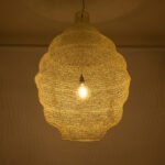 GLOBOSTAR® KENTUCKY 01901 Vintage Κρεμαστό Φωτιστικό Οροφής με Ντουί 1 x E27 AC 220-240V IP20 - Λευκό - Μ80 x Π80 x Y110cm - Image 3