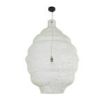 GLOBOSTAR® KENTUCKY 01901 Vintage Κρεμαστό Φωτιστικό Οροφής με Ντουί 1 x E27 AC 220-240V IP20 - Λευκό - Μ80 x Π80 x Y110cm - Image 4