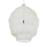 GLOBOSTAR® KENTUCKY 01901 Vintage Κρεμαστό Φωτιστικό Οροφής με Ντουί 1 x E27 AC 220-240V IP20 - Λευκό - Μ80 x Π80 x Y110cm - Image 6