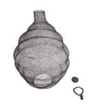 GLOBOSTAR® KENTUCKY 01902 Vintage Κρεμαστό Φωτιστικό Οροφής με Ντουί 1 x E27 AC 220-240V IP20 - Καφέ - Μ80 x Π80 x Y110cm - Image 9