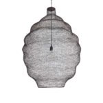 GLOBOSTAR® KENTUCKY 01902 Vintage Κρεμαστό Φωτιστικό Οροφής με Ντουί 1 x E27 AC 220-240V IP20 - Καφέ - Μ80 x Π80 x Y110cm - Image 2