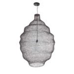 GLOBOSTAR® KENTUCKY 01902 Vintage Κρεμαστό Φωτιστικό Οροφής με Ντουί 1 x E27 AC 220-240V IP20 - Καφέ - Μ80 x Π80 x Y110cm - Image 3