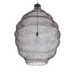 GLOBOSTAR® KENTUCKY 01902 Vintage Κρεμαστό Φωτιστικό Οροφής με Ντουί 1 x E27 AC 220-240V IP20 - Καφέ - Μ80 x Π80 x Y110cm - Image 5