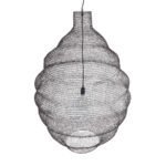 GLOBOSTAR® KENTUCKY 01902 Vintage Κρεμαστό Φωτιστικό Οροφής με Ντουί 1 x E27 AC 220-240V IP20 - Καφέ - Μ80 x Π80 x Y110cm - Image 6