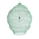 GLOBOSTAR® KENTUCKY 01903 Vintage Κρεμαστό Φωτιστικό Οροφής με Ντουί 1 x E27 AC 220-240V IP20 - Τιρκουάζ - Μ80 x Π80 x Y110cm - Image 6