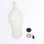 GLOBOSTAR® KENTUCKY 01904 Vintage Κρεμαστό Φωτιστικό Οροφής με Ντουί 1 x E27 AC 220-240V IP20 - Λευκό - Μ30 x Π30 x Y80cm - Image 10