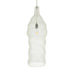 GLOBOSTAR® KENTUCKY 01904 Vintage Κρεμαστό Φωτιστικό Οροφής με Ντουί 1 x E27 AC 220-240V IP20 - Λευκό - Μ30 x Π30 x Y80cm - Image 5