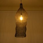 GLOBOSTAR® KENTUCKY 01905 Vintage Κρεμαστό Φωτιστικό Οροφής με Ντουί 1 x E27 AC 220-240V IP20 - Καφέ - Μ30 x Π30 x Y80cm - Image 3