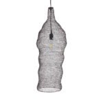 GLOBOSTAR® KENTUCKY 01905 Vintage Κρεμαστό Φωτιστικό Οροφής με Ντουί 1 x E27 AC 220-240V IP20 - Καφέ - Μ30 x Π30 x Y80cm - Image 5