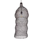 GLOBOSTAR® KENTUCKY 01905 Vintage Κρεμαστό Φωτιστικό Οροφής με Ντουί 1 x E27 AC 220-240V IP20 - Καφέ - Μ30 x Π30 x Y80cm - Image 6