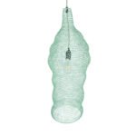 GLOBOSTAR® KENTUCKY 01906 Vintage Κρεμαστό Φωτιστικό Οροφής με Ντουί 1 x E27 AC 220-240V IP20 - Τιρκουάζ - Μ30 x Π30 x Y80cm - Image 7