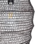 GLOBOSTAR® KENTUCKY 01908 Vintage Κρεμαστό Φωτιστικό Οροφής με Ντουί 1 x E27 AC 220-240V IP20 - Καφέ - Μ30 x Π30 x Y105cm - Image 8