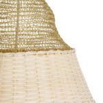 GLOBOSTAR® KENTUCKY 01910 Vintage Κρεμαστό Φωτιστικό Οροφής με Ντουί 1 x E27 AC 220-240V IP20 - Μπεζ - Μ40 x Π40 x Υ80cm - Image 9