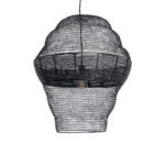 GLOBOSTAR® KENTUCKY 01912 Vintage Κρεμαστό Φωτιστικό Οροφής με Ντουί 1 x E27 AC 220-240V IP20 - Μαύρο - Μ60 x Π60 x Υ70cm - Image 5