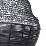 GLOBOSTAR® KENTUCKY 01912 Vintage Κρεμαστό Φωτιστικό Οροφής με Ντουί 1 x E27 AC 220-240V IP20 - Μαύρο - Μ60 x Π60 x Υ70cm - Image 9