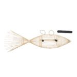 GLOBOSTAR® FISH 01927 Boho Κρεμαστό Φωτιστικό Οροφής με Ντουί 2 x E27 AC 220-240V IP20 - Μπεζ - Μ130 x Π42 x Υ42cm - Image 10