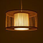 GLOBOSTAR® HIBISCUS 01935 Boho Κρεμαστό Φωτιστικό Οροφής με Ντουί 1 x E27 AC 220-240V IP20 - Μπεζ - Μ40 x Π40 x Υ20cm - Image 3