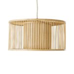 GLOBOSTAR® HIBISCUS 01935 Boho Κρεμαστό Φωτιστικό Οροφής με Ντουί 1 x E27 AC 220-240V IP20 - Μπεζ - Μ40 x Π40 x Υ20cm - Image 5