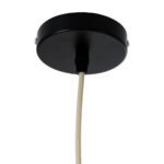 GLOBOSTAR® HIBISCUS 01935 Boho Κρεμαστό Φωτιστικό Οροφής με Ντουί 1 x E27 AC 220-240V IP20 - Μπεζ - Μ40 x Π40 x Υ20cm - Image 9