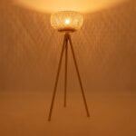 GLOBOSTAR® POPPY 01983 Boho Επιδαπέδιο Φωτιστικό με Ντουί 1 x E27 AC 220-240V IP20 - Μπεζ - Μ58 x Π58 x Υ143cm - Image 3