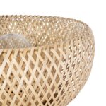 GLOBOSTAR® POPPY 01983 Boho Επιδαπέδιο Φωτιστικό με Ντουί 1 x E27 AC 220-240V IP20 - Μπεζ - Μ58 x Π58 x Υ143cm - Image 6